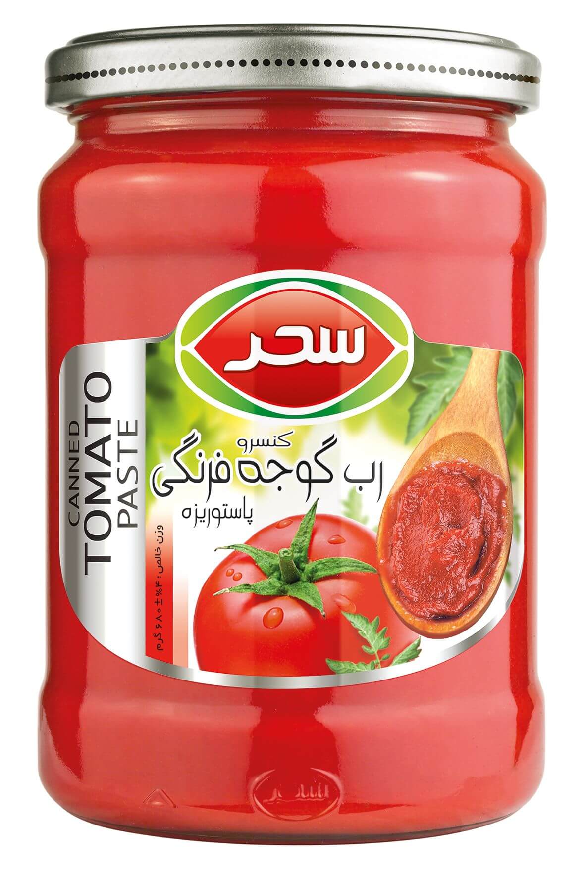 کنسرو رب گوجه فرنگی شیشه وزن خالص 680 گرم 